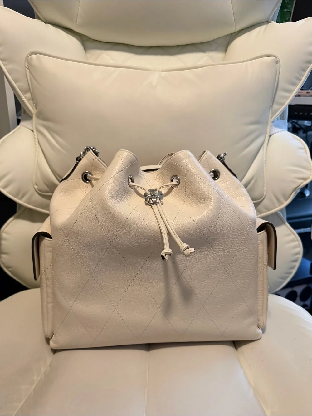 Tory Burch Large Charlie Drawstring